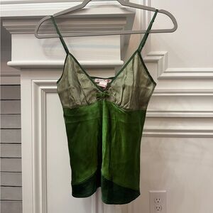 NWT Authentic Gold Hawk silk cami top